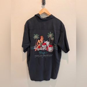 Harley Davidson Button Up